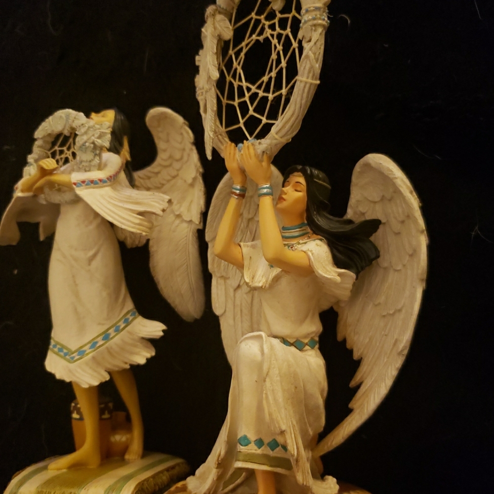 2 Bradford Exchange Statues